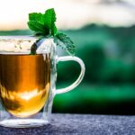 Thé vert à la menthe bio yourte végétale montaimont saint françois longchamp savoie ferme agriculture