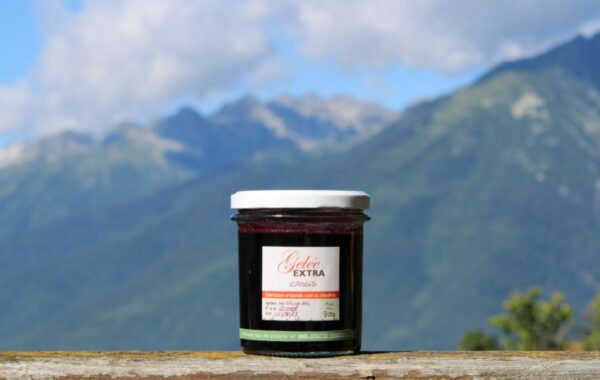 gelée de cassis de la yourte permaculture nature ferme bio yourte végétale saint françois longchamp savoie